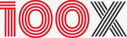 100X